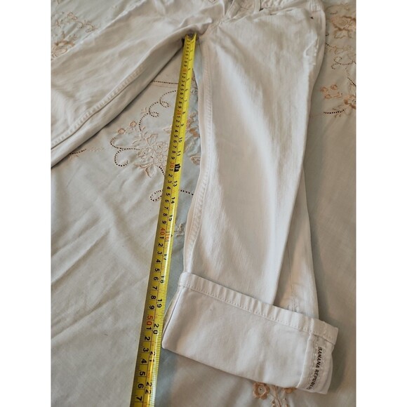 Banana Republic White Cropped Jeans Size 1 / 25 - Picture 8 of 14